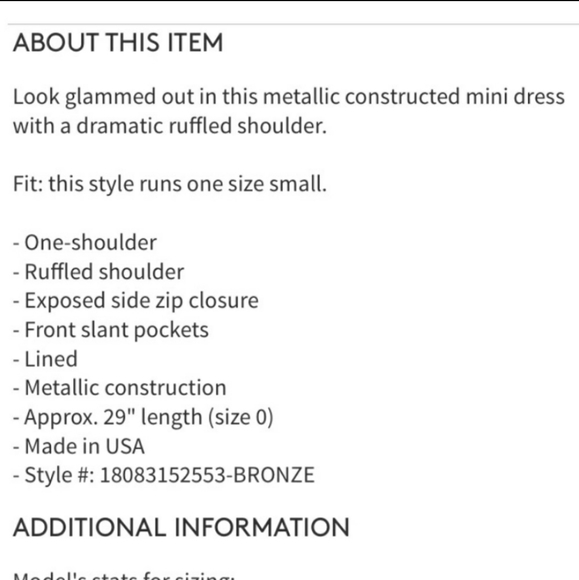 Veronica Beard Ensley Metallic Ruffle Mini Dress - Picture 6 of 7